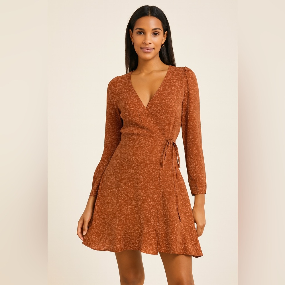 Abercrombie & Fitch Rust Mini Dress - Picture 2 of 10